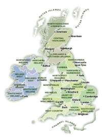 Карта Великобритании